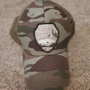 Patagonia Defend Public Lands Hat Camo- Rare
